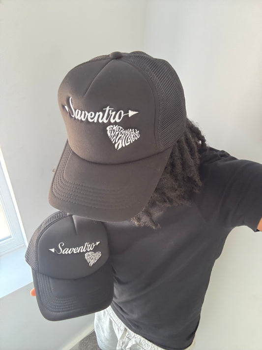All black trucker
