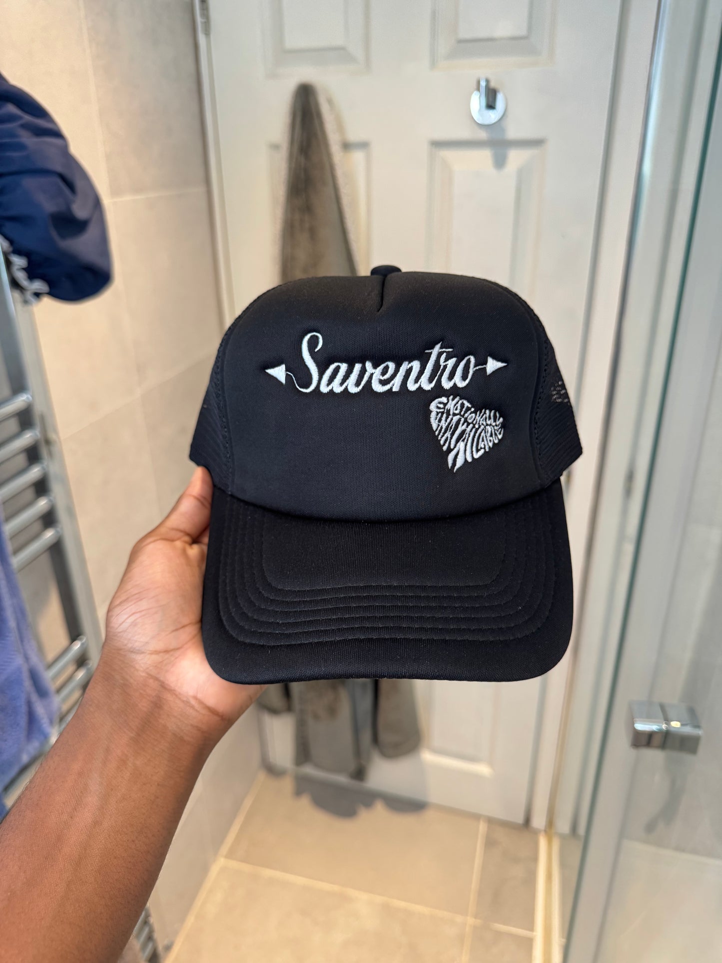 All black trucker